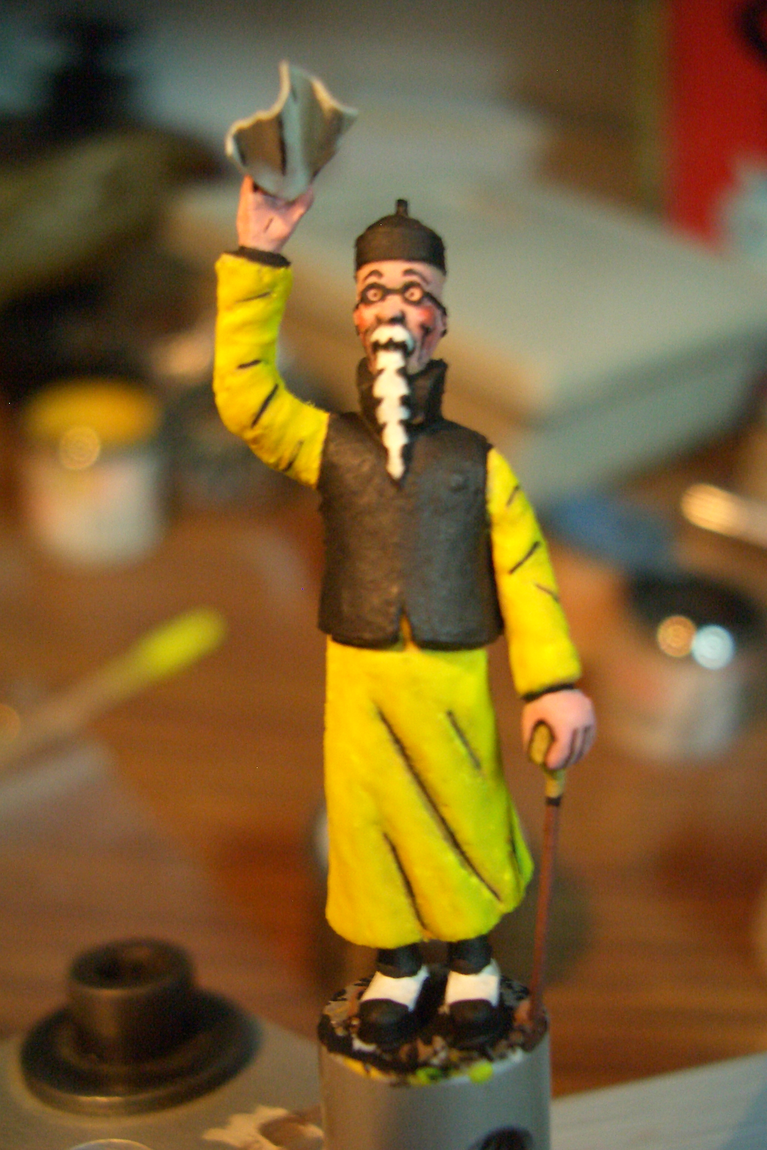 Juan d'Ors - Tintín - Figuras - Profesor Wang